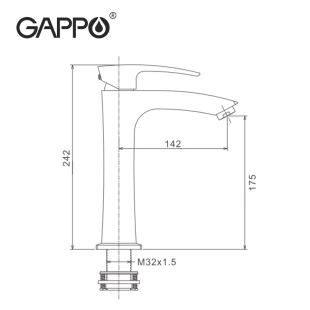 Смеситель для раковины G1007-78