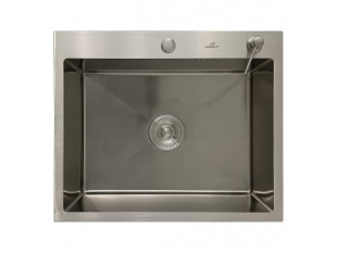 Мойка кухонна Wisent W36050D сталь PVD декор (60x50)