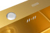 Мойка кухонная ARFEKA ECO AR 600*500 GOLDEN PVD NANO (золотой сатин)
