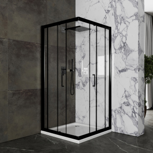 Душевой уголок Roxen Caspia 900*900*1950 (арт.55060-100B) 	