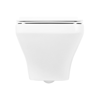 УНИТАЗ ПОДВЕСНОЙ БЕЗОБОДКОВЫЙ BELBAGNO SELA (BB3201CHR+BB3201SC)