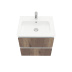 Тумба подвесная с раковиной Laparet Electra 60 см Дуб Рока